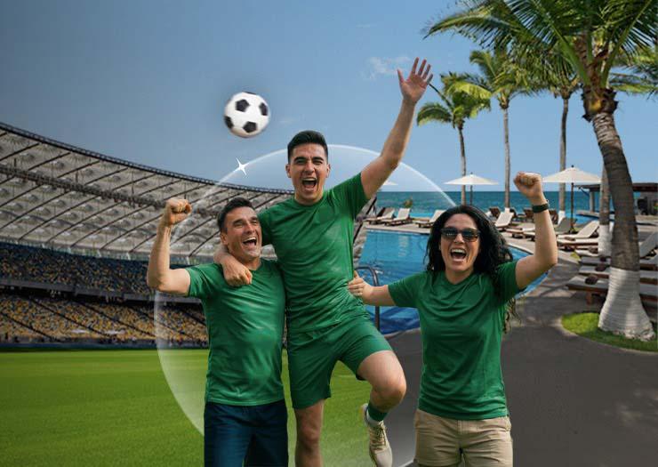 FEEL THE EXCITEMENT OF SOCCER AT KRYSTAL Krystal Grand® Puerto Vallarta FEEL THE EXCITEMENT OF SOCCER AT KRYSTAL Krystal Grand® Puerto Vallarta