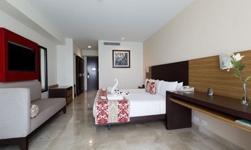 Chambre romantique Hôtel Krystal Cancún - 