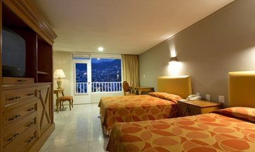 Chambre double Hôtel Krystal Beach Acapulco - 